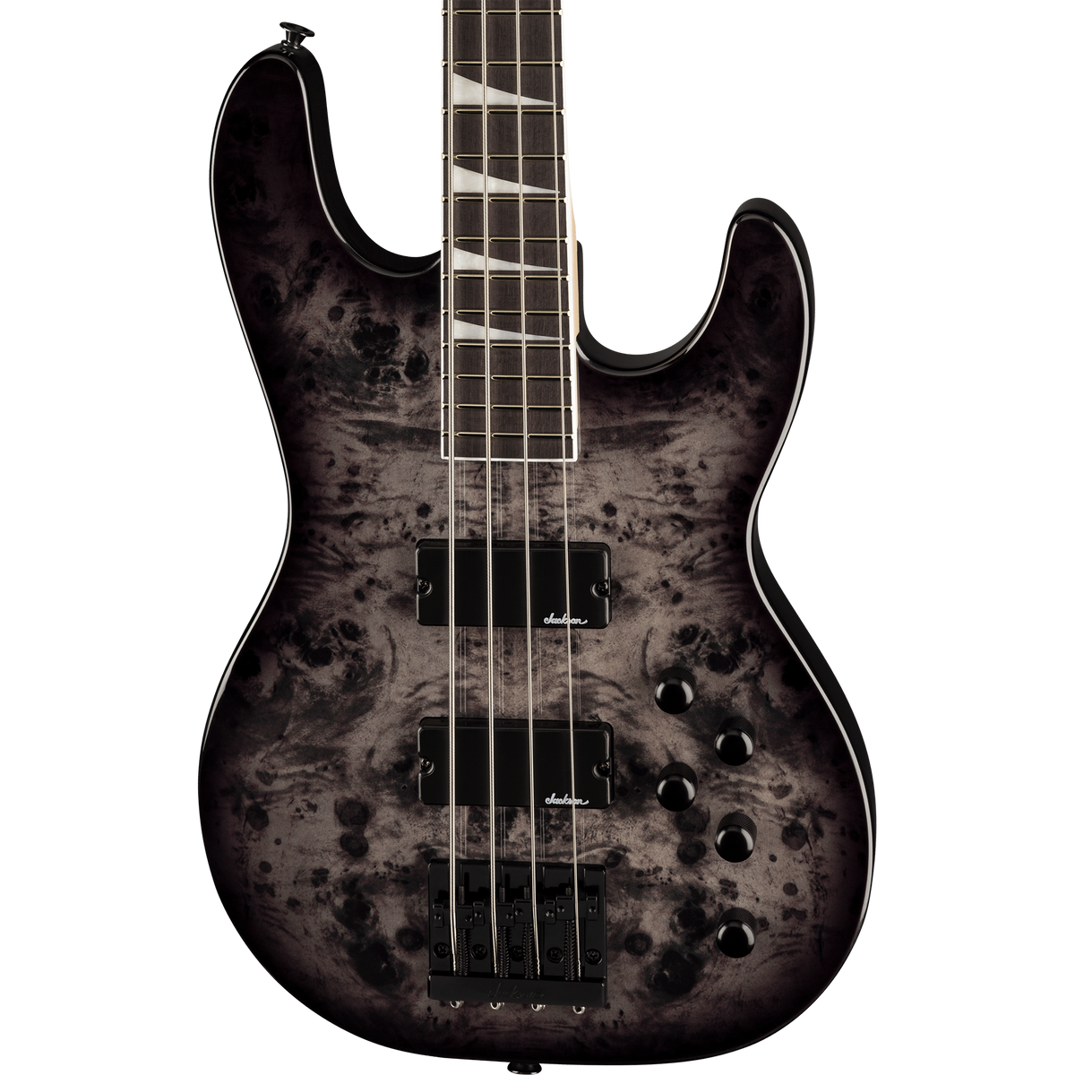 Jackson JS Series Concert™ Bass CB JS3P Bass Guitar, Transparent Black