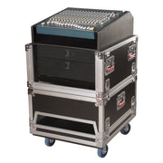 Gator Cases G-TOUR-GRC-1406 14U Top, 6U Bottom Audio Road Console Rack
