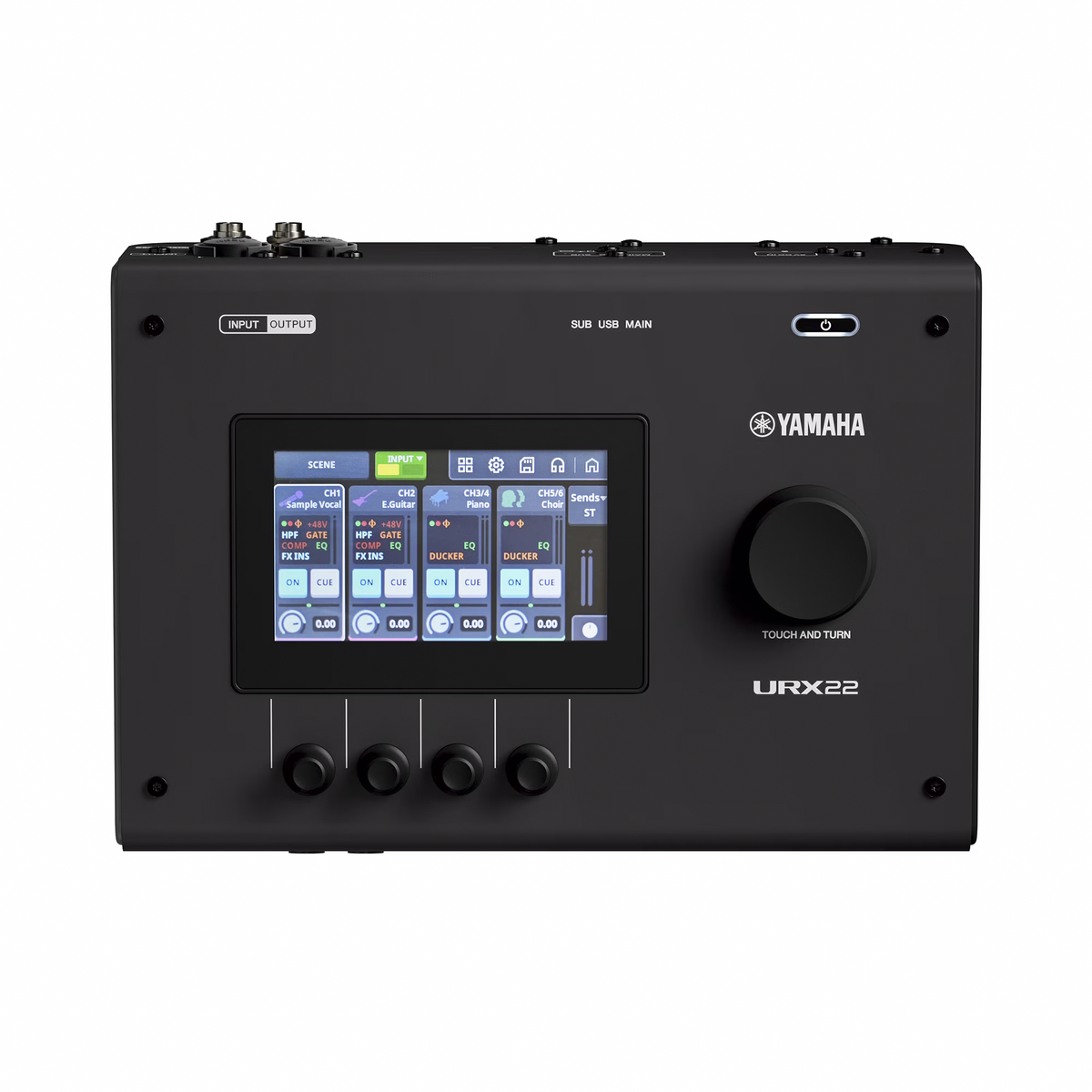 Yamaha URX22 USB-C Audio and Video Interface - Black