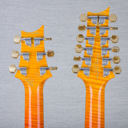 PRS Private Stock Custom 24 Double-Neck 6/12 String Electric Guitar - Indian Ocean Sunset Glow - #0384233 - 2024