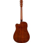 Fender CD-140SCE Dreadnought Acoustic Electric Guitar, Walnut Fingerboard - Sunburst