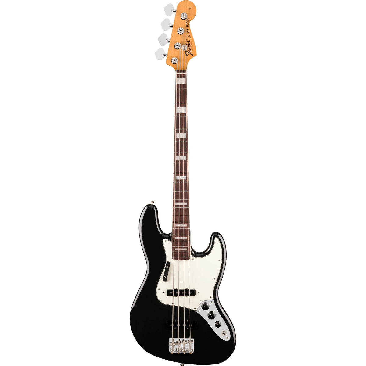 Fender Vintera III Early '70s Jazz Electric Bass Guitar, Rosewood Fingerboard - Black