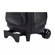 Gard 10-WBFLK Compact Triple Trumpet Wheelie Bag - Black Leather