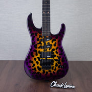 Badlands GX1 Hellcat HSS Electric Guitar - Sunset Leopard With Keeley Limited Edition Hellcat Caverns Delay/Reverb Effects Pedal - #US24LPB0008
