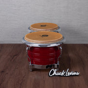 LP Generation II Bongos - Wine Red with Chrome Hardware