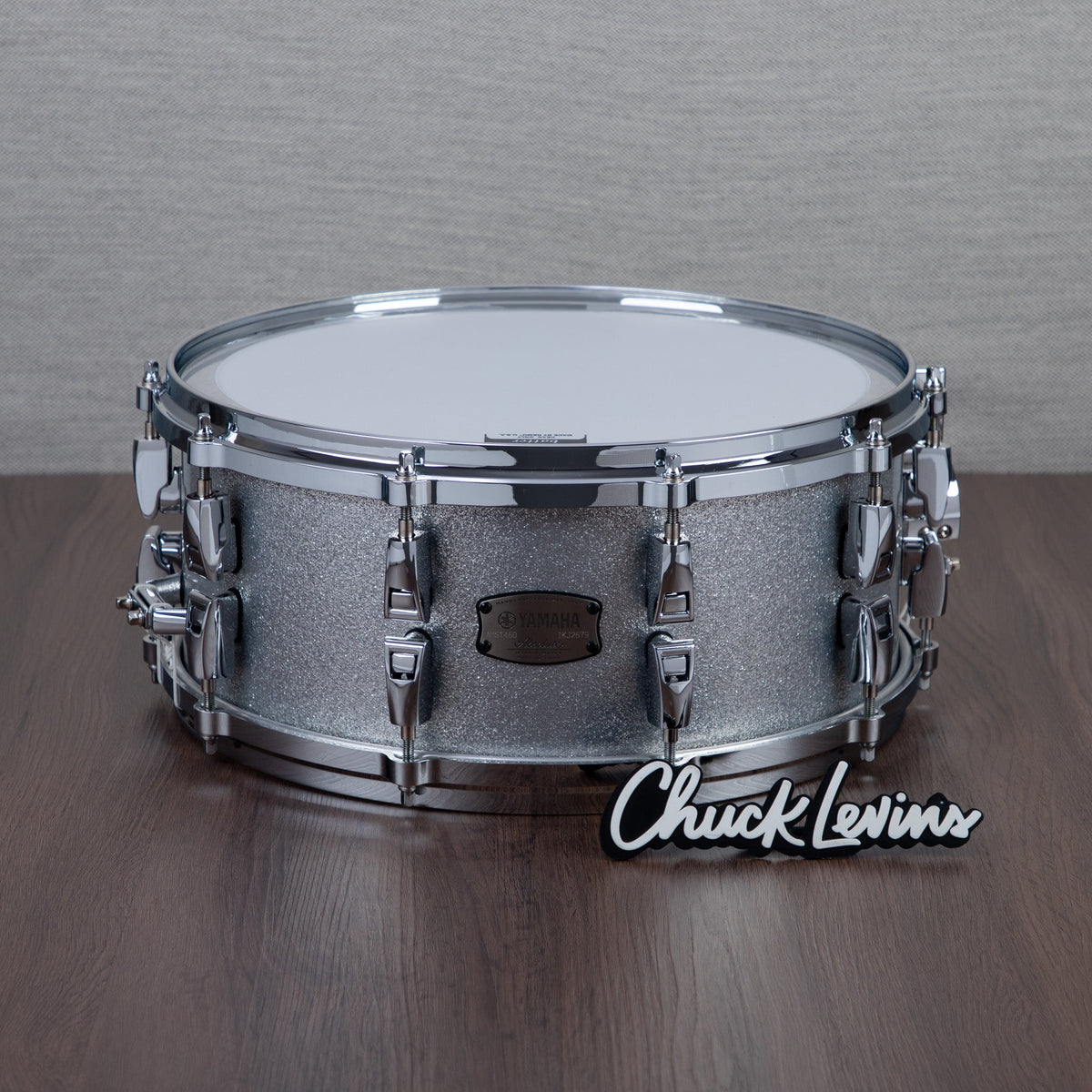 Yamaha 6 x 14-Inch Absolute Hybrid Maple Snare Drum - Silver Sparkle