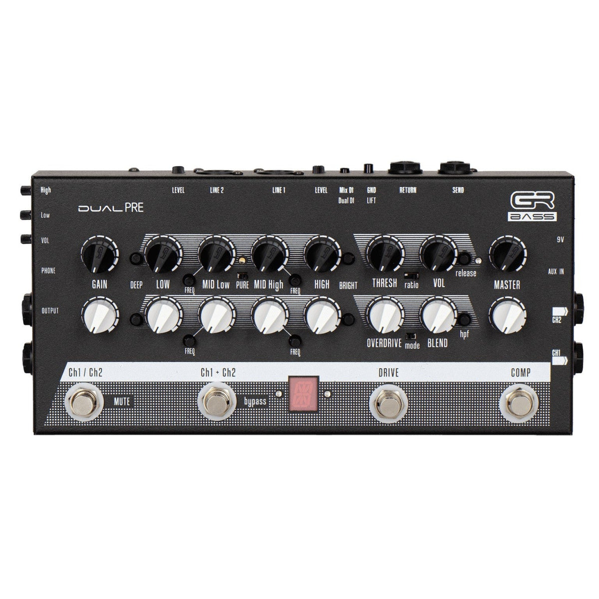 GR Bass Dual Pre Bass Pedal