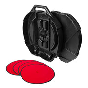 Gator 22-Inch Hard Shell Cymbal Case with Wheels