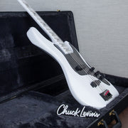 Brubaker USA JXB 4 4-String Electric Bass Guitar - White Gloss