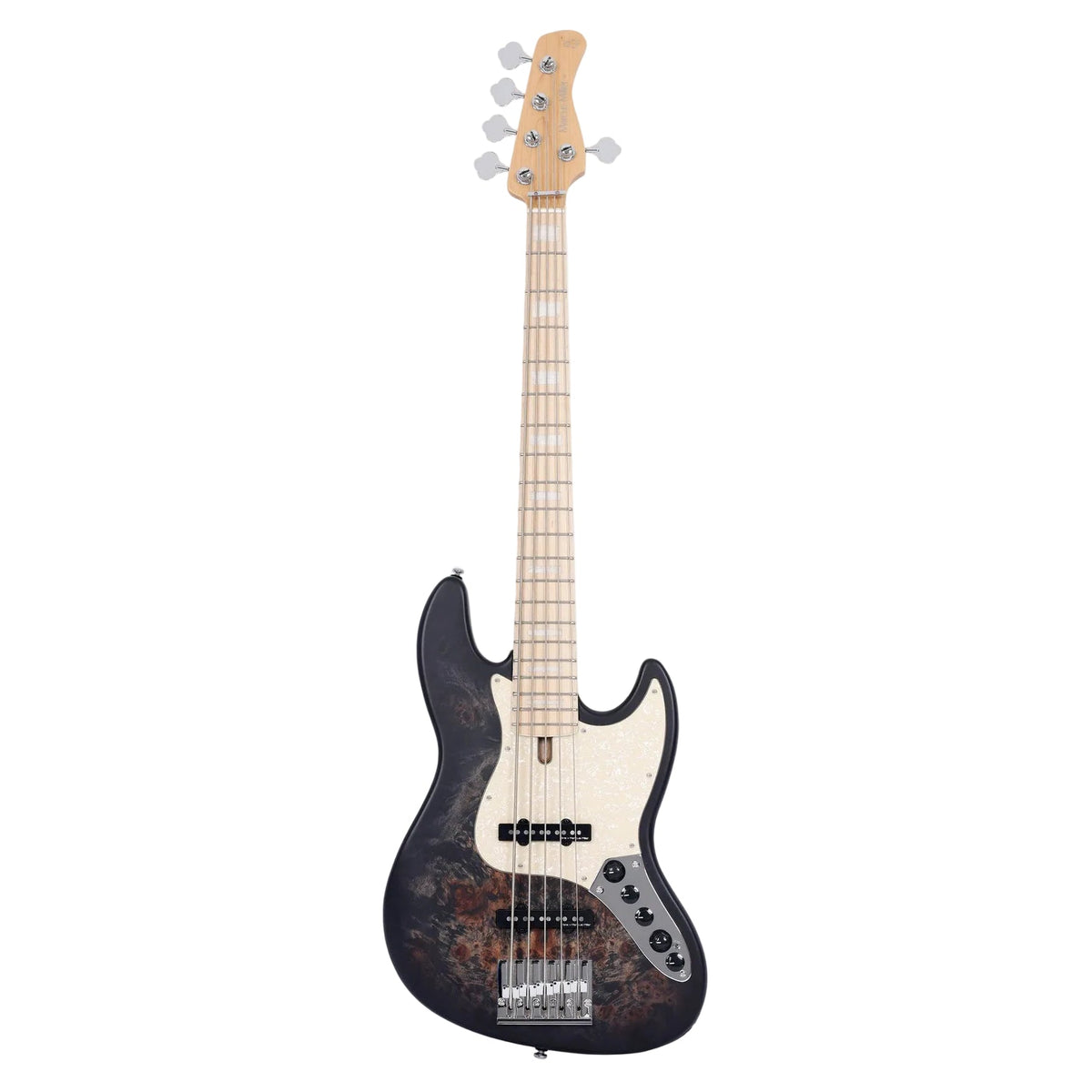 Sire Marcus Miller V7 Ash Reissue 5-String Electric Bass Guitar - Transparent Black Satin