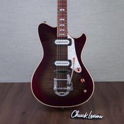 Powers Electric A-Type Select Maple Electric Guitar - Chroma Silver Cranberry - #A905