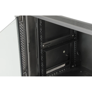Gator GRW1009509 9U Fixed Wall Rack with Glass Door