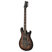 PRS SE Limited Edition "Exotic" Custom 24-08 Poplar Burl Electric Guitar - Charcoal Cherry Midnight Burst