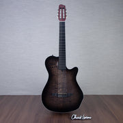 Godin MultiAc Grand Concert SA Nylon String Acoustic-Electric Guitar - Trans Black - CHUCKSCLUSIVE - #25313352