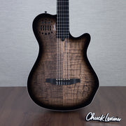 Godin MultiAc Grand Concert SA Nylon String Acoustic-Electric Guitar - Trans Black - CHUCKSCLUSIVE - #25311330