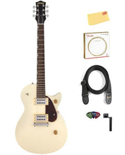 Gretsch G2210 Streamliner Junior Jet Club - Vintage White w/ Guitar Strap