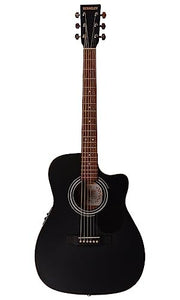 Berkeley ELEMENTARY-EQ-BKS Concert Cutaway Acoustic-Electric Guitar