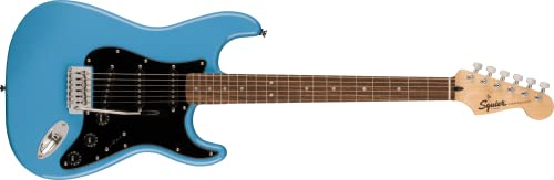 Fender Squier Sonic Stratocaster, Black Pickguard, Laurel Fingerboard - California Blue