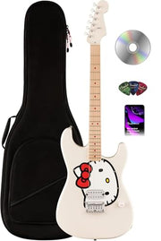 Fender x Hello Kitty White Stratocaster w/ Gig Bag