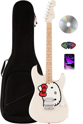 Fender x Hello Kitty White Stratocaster w/ Gig Bag