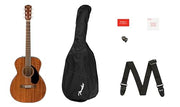 Fender CC-60S Solid Top Concert Acoustic Guitar - All Mahogany