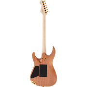 Charvel Pro-Mod DK24 HH FR M Mahogany With Quilt Maple Electric Guitar - Dark Amber