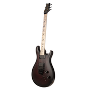 PRS Dustie Waring Signature CE24 Electric Guitar - Satin Fire Red w/Black Wrap Custom Color