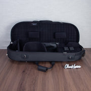 Marcus Bonna Compact Case for Tenor Trombone with Music Bag and Trombone Stand Strap - Black Nylon