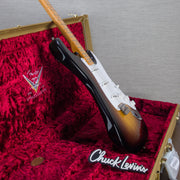 Fender Custom Shop Limited Edition 70th Anniversary 1954 Stratocaster NOS Guitar - Wide-Fade 2-Color Sunburst - #XN4145