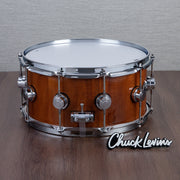 DW 6.5 x 14-Inch Collector's Maple Exotic Series Snare Drum - Natural Lacquer over Koa