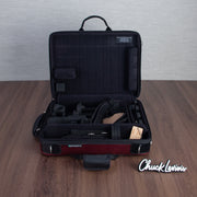 Marcus Bonna A Bb Double Clarinet Case - Wine