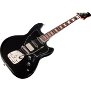 Guild Surfliner Deluxe Newark St. Electric Guitar, Black Metallic