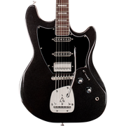 Guild Surfliner Deluxe Newark St. Electric Guitar, Black Metallic