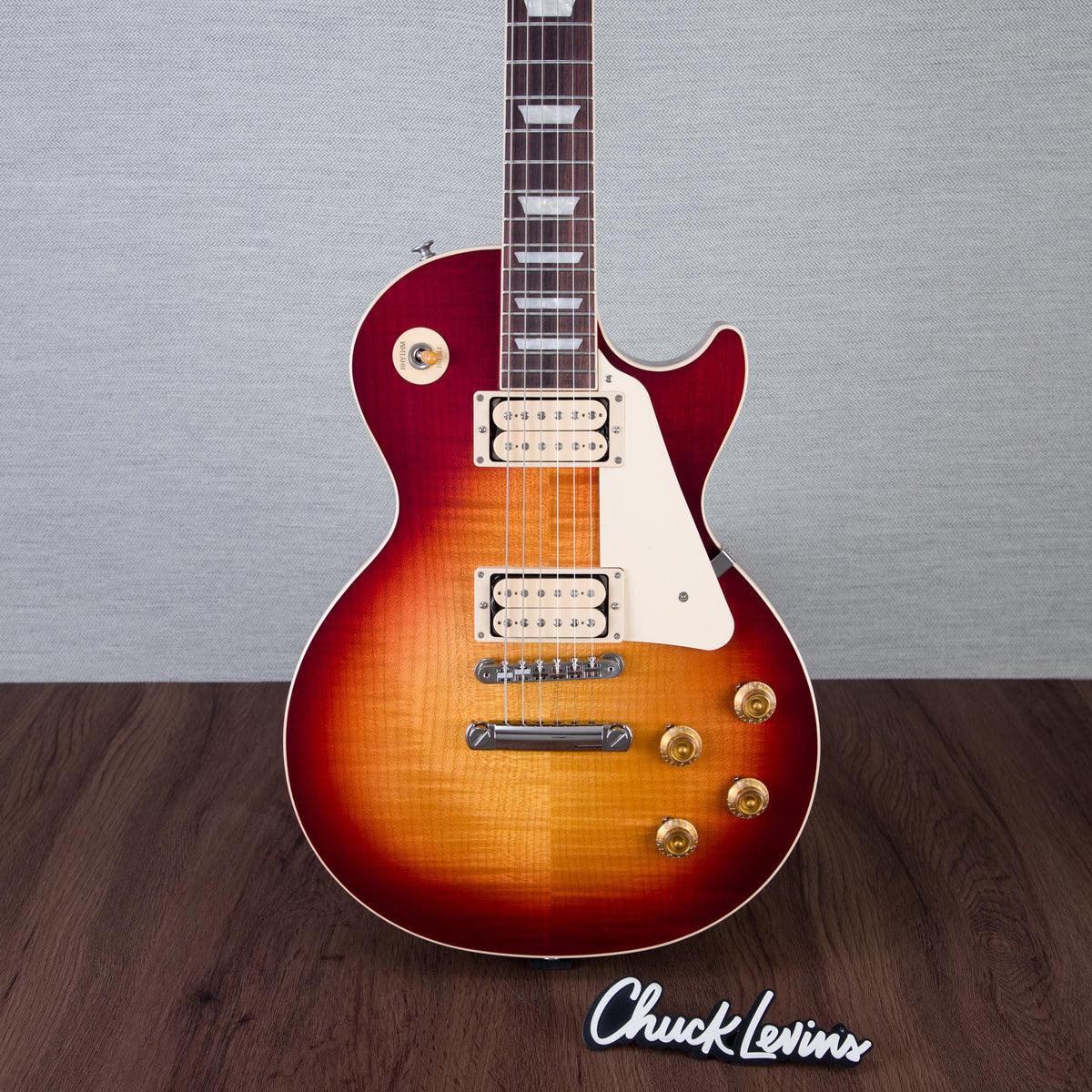 Gibson Les Paul Standard 50s Double Trouble Electric Guitar - Vintage Bourbon Burst - #218450164