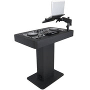 ProX XZF-DJCTBL Control Tower DJ Podium for Pioneer DDJ-REV7 XDJ-XZ FLX10 RANE Four - Black Finish