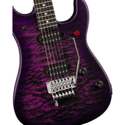 EVH 5150 Series Deluxe QM Electric Guitar, Ebony Fingerboard - Purple Daze