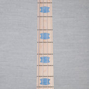 Spector Euro 4 LT Poplar Burl Over Ash Electric Bass Guitar - Faded Light Blue Gloss - CHUCKSCLUSIVE - #]C121NB23305