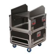 Gator Cases G-TOUR-GRC-1406 14U Top, 6U Bottom Audio Road Console Rack