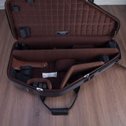 Marcus Bonna Double Sax Case for Alto and Straight Soprano with Detachable Neck - Brown Nylon