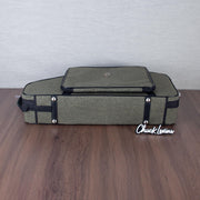 Marcus Bonna Alto and Non-Detachable Curved Soprano Double Saxophone Case - Cationic Green
