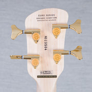 Spector Euro 4 LT Solid Korina Wings Electric Bass Guitar - Natural Satin - CHUCKSCLUSIVE - #NB23504