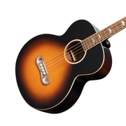 Epiphone El Capitan J-200 Studio Acoustic Electric Bass - Aged Vintage Sunburst