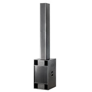 BASSBOSS Sublim8 Column PA Speaker wIth 18-inch Sub -Black