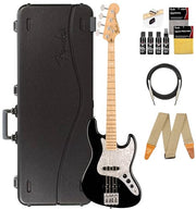 Fender USA Geddy Lee Jazz Bass - Black w/ ABS Molded Case
