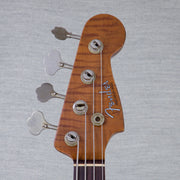 Fender Custom Shop Artisan Flame Precision Bass Electric Guitar - Aged Cherry Sunburst - #CZ587740