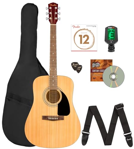 Fender FA-115 Dreadnought Acoustic Guitar - Natural w/ Gig Bag