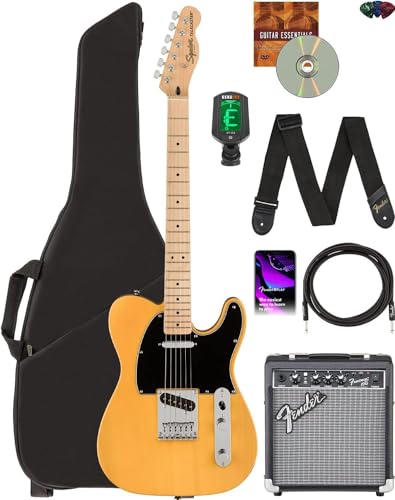 Fender Squier Affinity Telecaster - Butterscotch Blonde w/ Frontman 10G Amplifier