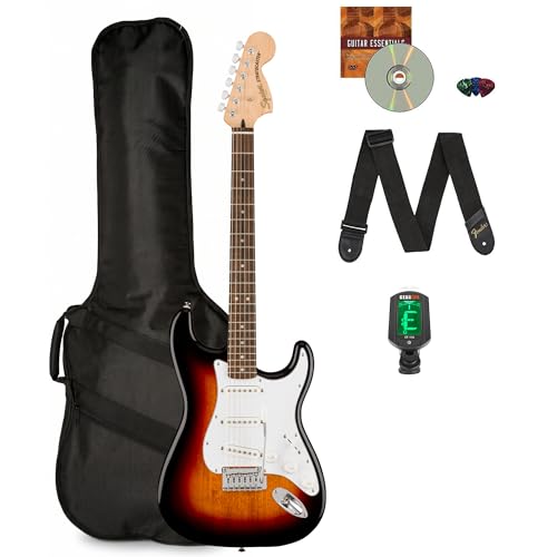 Fender Squier Affinity Stratocaster - 3-Color Sunburst w/ Gig Bag