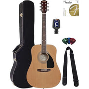 Fender FA-115 Dreadnought Acoustic Guitar - Natural w/ Hard Case
