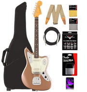 Fender American Professional Classic Jaguar - Faded Firemist Gold w/ Cleaning Kit